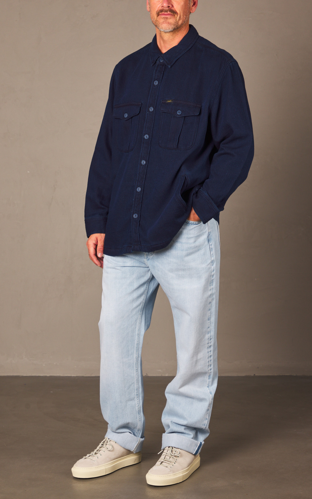 Lee Ranger Overshirt Pure Indigo Cultizm