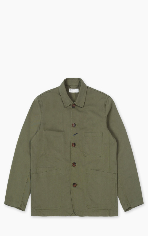 Universal Works Bakers Jacket Twill Light Olive