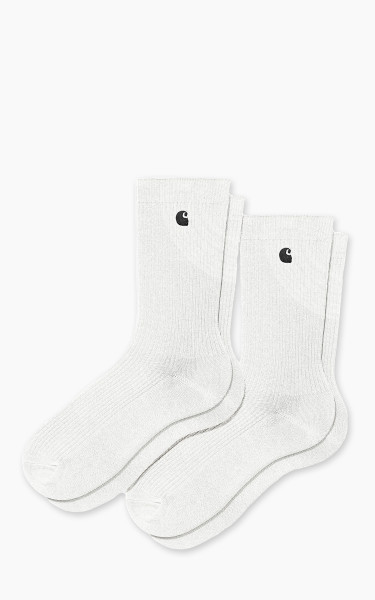 Carhartt WIP Madison Pack Socks White/Black + White/Black