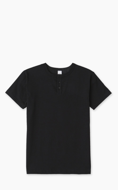 3sixteen Short Sleeve Henley Black