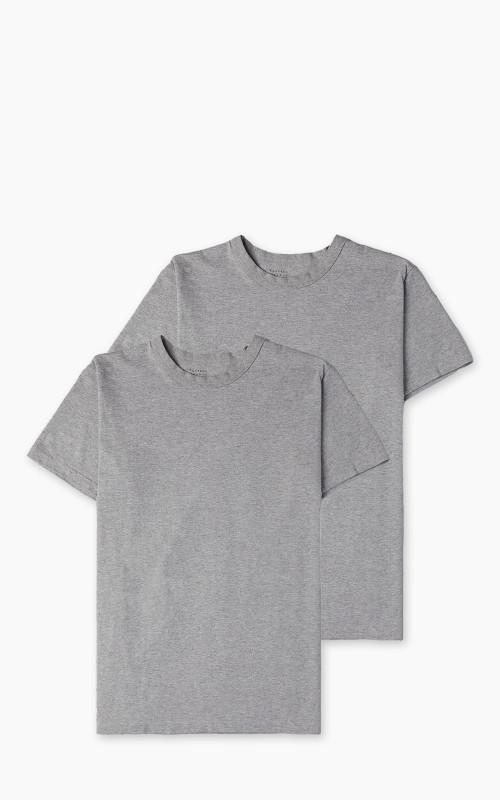 Fortela Made In Japan 2-Pack Tee Grey Melange