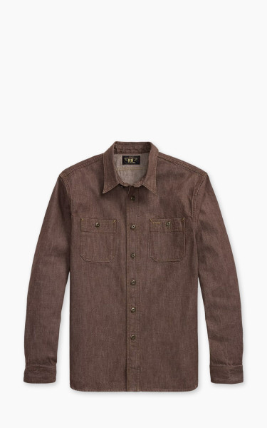 RRL Denim Workshirt Brown