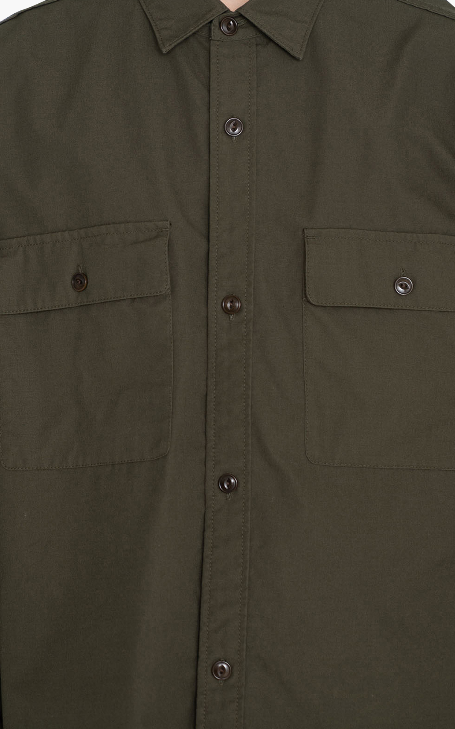 Nanamica Utility Light Wind Shirt Khaki | Cultizm