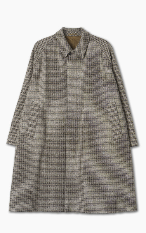 Kaptain Sunshine Walker Coat Gunclub Plaid Grey