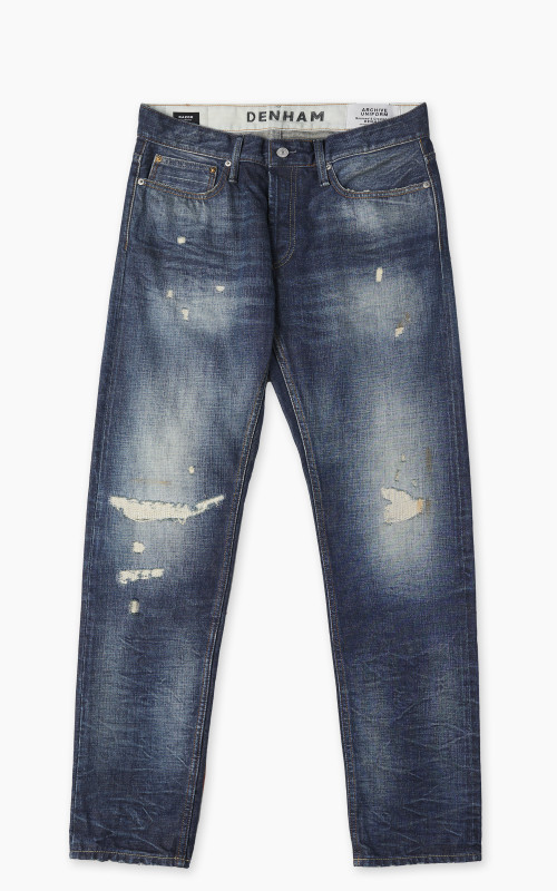 Denham Razor Dark Wash Italian Selvedge Denim Dark Blue