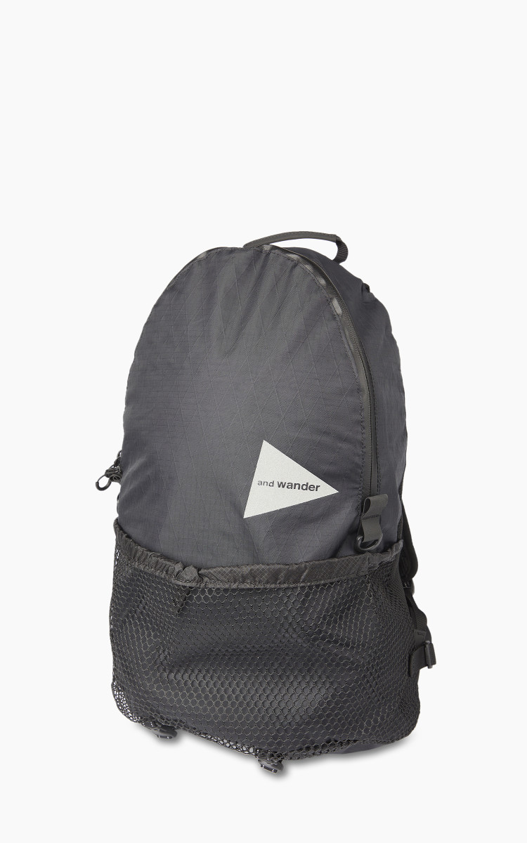 and wander X Pac 20L Daypack Black Cultizm