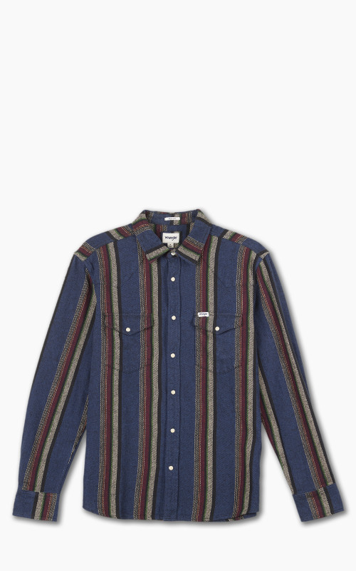 Wrangler L/S Western Shirt Navy