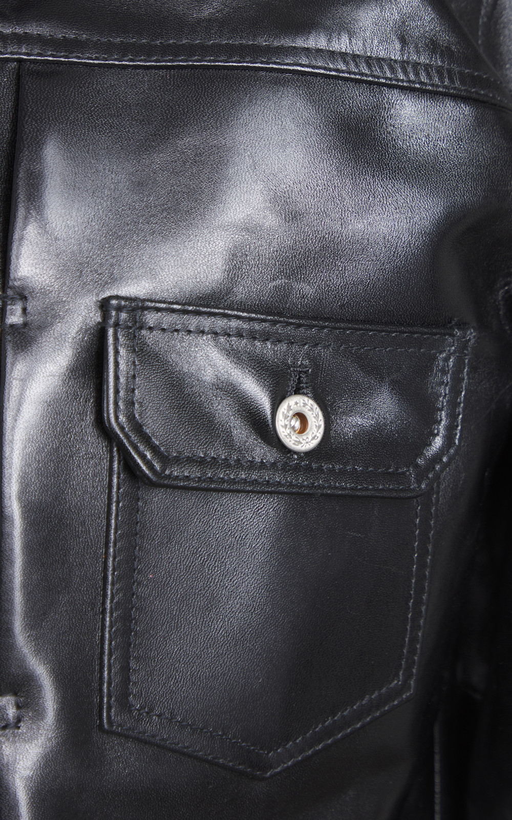 Y'2 Leather LB-140 Horsehide Aniline Type I Leather Jacket Black | Cultizm