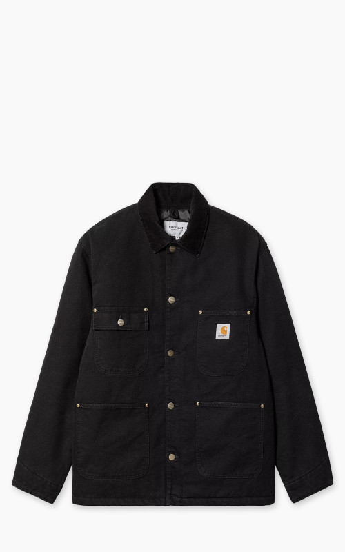 Carhartt WIP OG Chore Coat Aged Canvas Black/Black