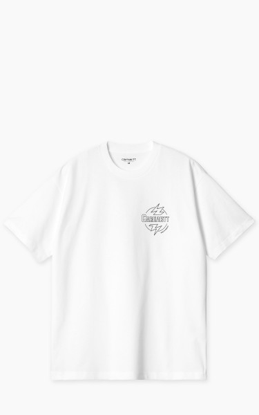 Carhartt WIP S/S Ablaze T-Shirt White/Black