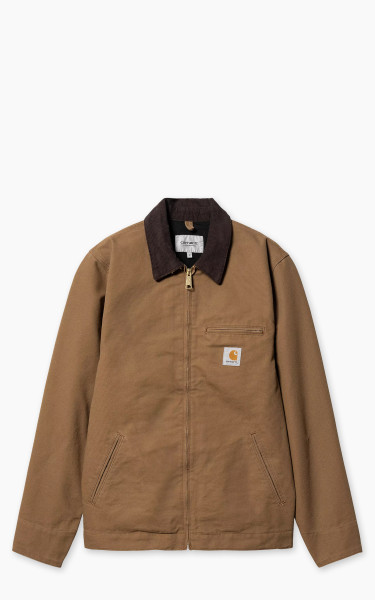 Carhartt WIP Detroit Jacket Dearborn Canvas Rinsed Hamilton Brown/Tobacco