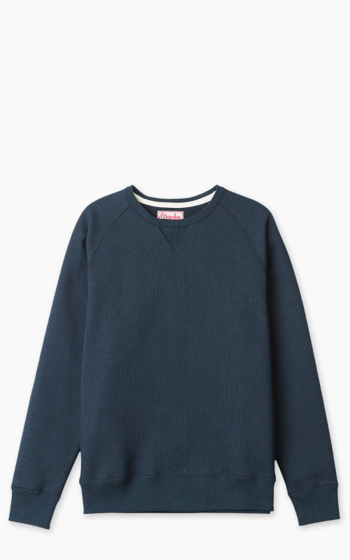 Wonder Looper Pullover Crewneck Double Heavyweight French Terry Navy