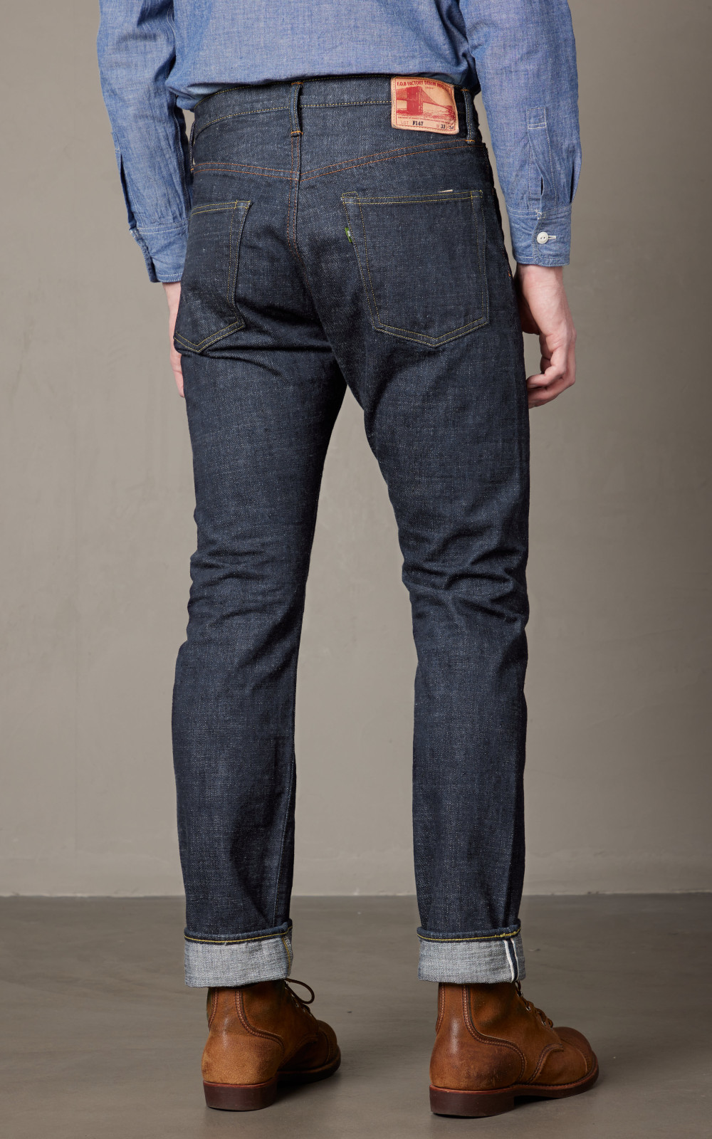 FOB Factory F147 G3 Selvedge Denim 5P Rinsed Indigo | Cultizm