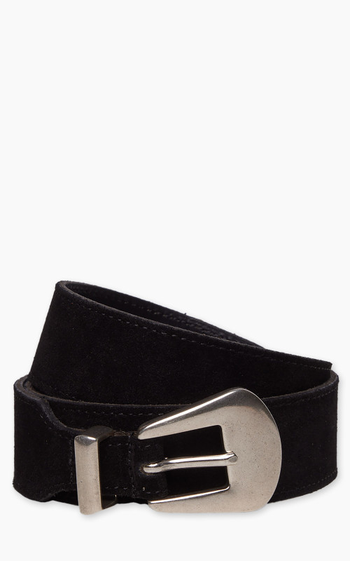 Fortela Phoenix Suede Leather Belt Black