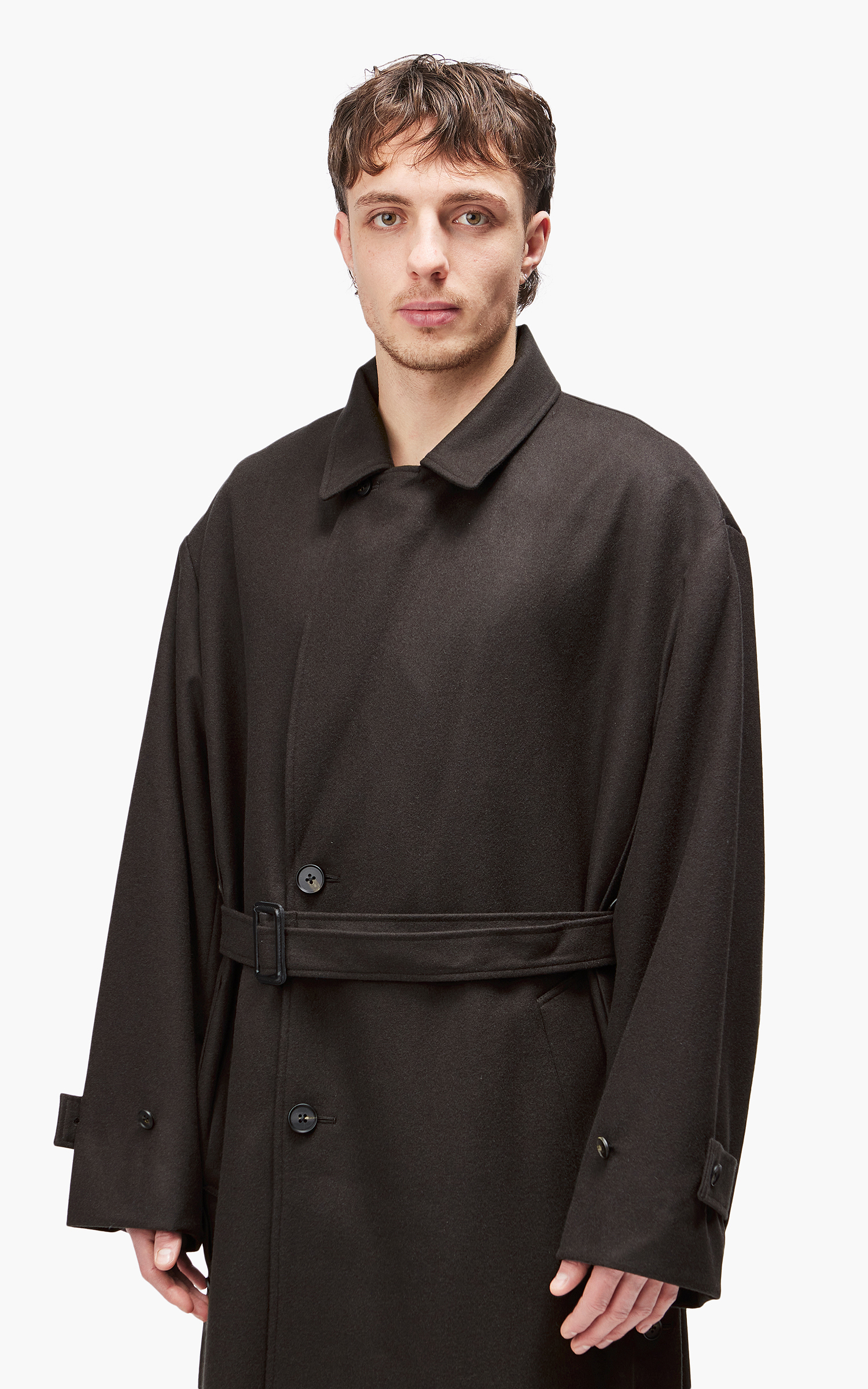 売れ筋希少 stein 22aw Oversized Layered Single Coat | artfive.co.jp