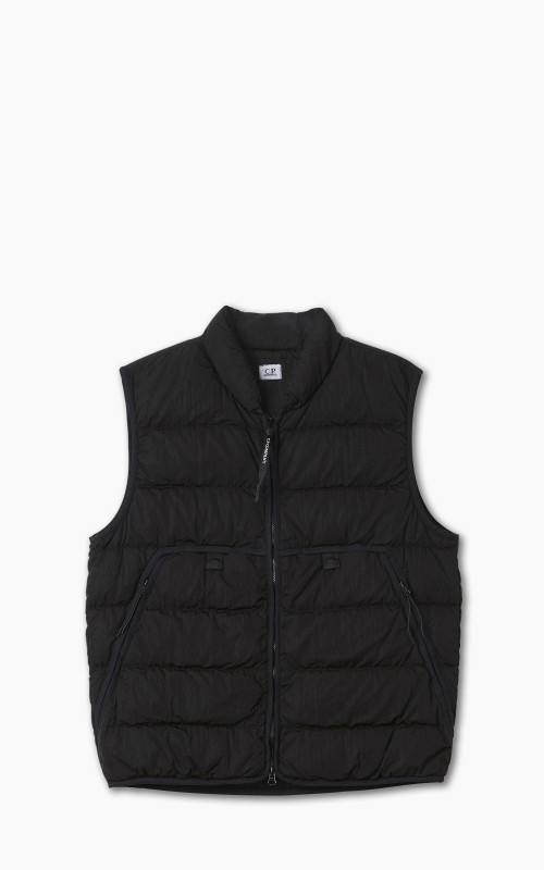 C.P. Company Eco-Chrome R Down Vest Black