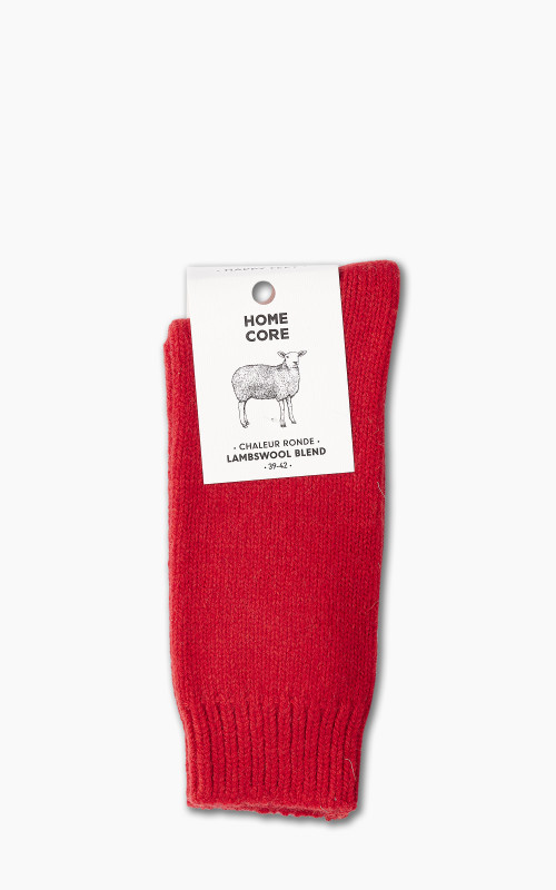 Homecore Wool Socks Basics Red
