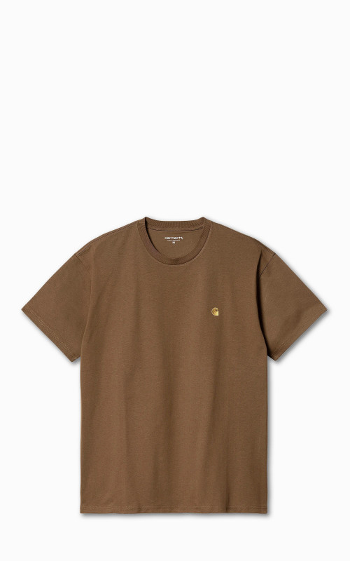 Carhartt WIP S/S Chase T-Shirt Tamarind/Gold