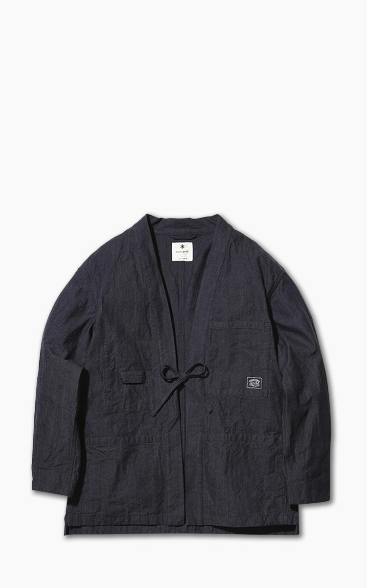 Snow Peak OG Canvas Noragi Jacket Indigo | Cultizm