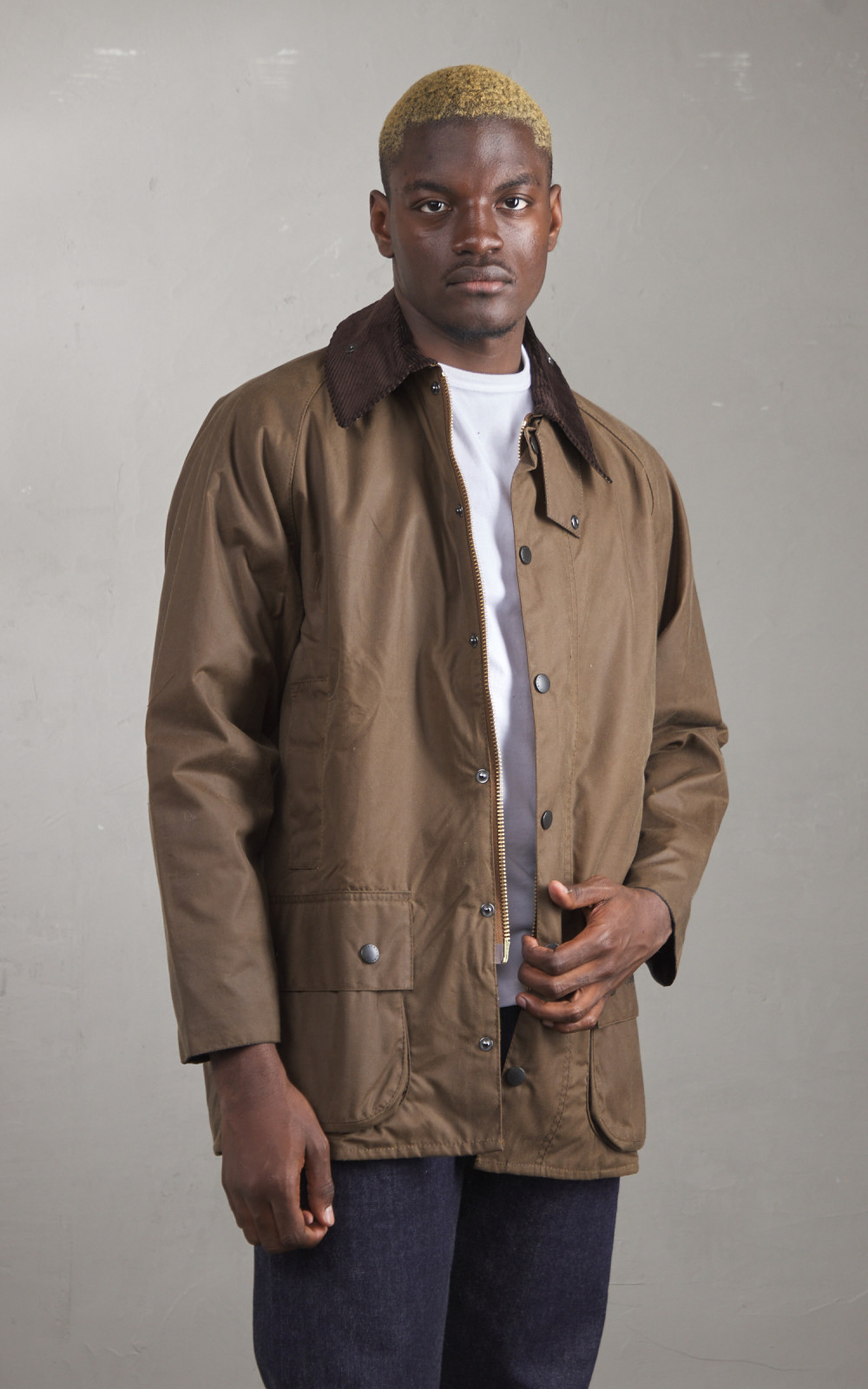 Barbour classic beaufort waxed jacket best sale