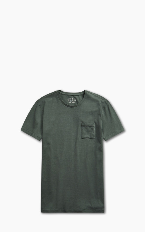 RRL Garment-Dyed Pocket T-Shirt Green