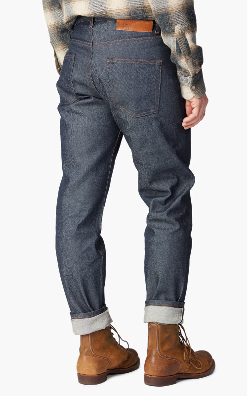 Naked Famous Denim Easy Guy Natural Indigo Selvedge Raw Blue Oz