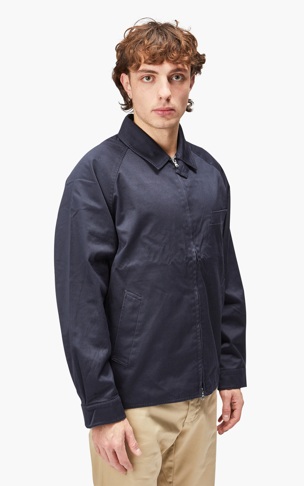 Nanamica GORE-TEX Infinium Chino Crew Jacket Navy | Cultizm