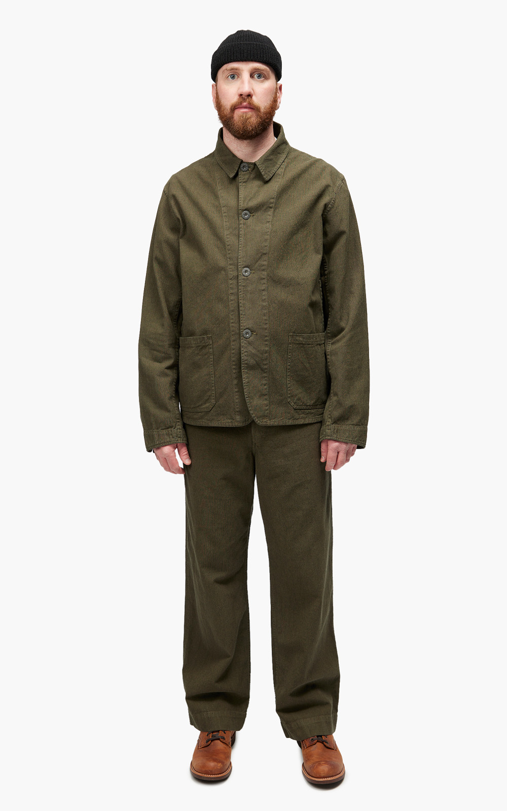 Nigel Cabourn Navvie Blazer Cotton Broken Twill Army | Cultizm