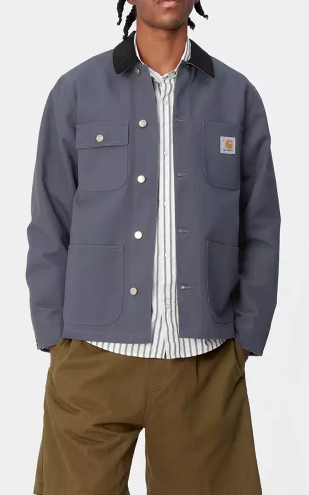 Carhartt WIP Michigan Coat Summer Dearborn Canvas Rigid Zeus | Cultizm