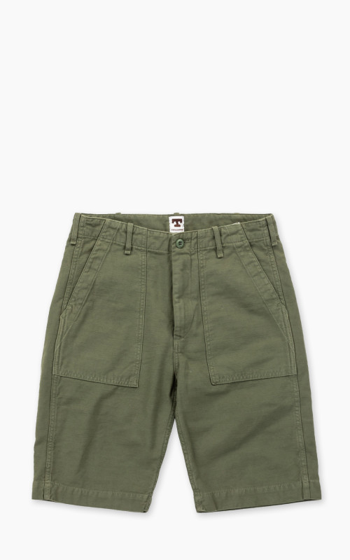 Tellason Fatigue Shorts Sateen Olive