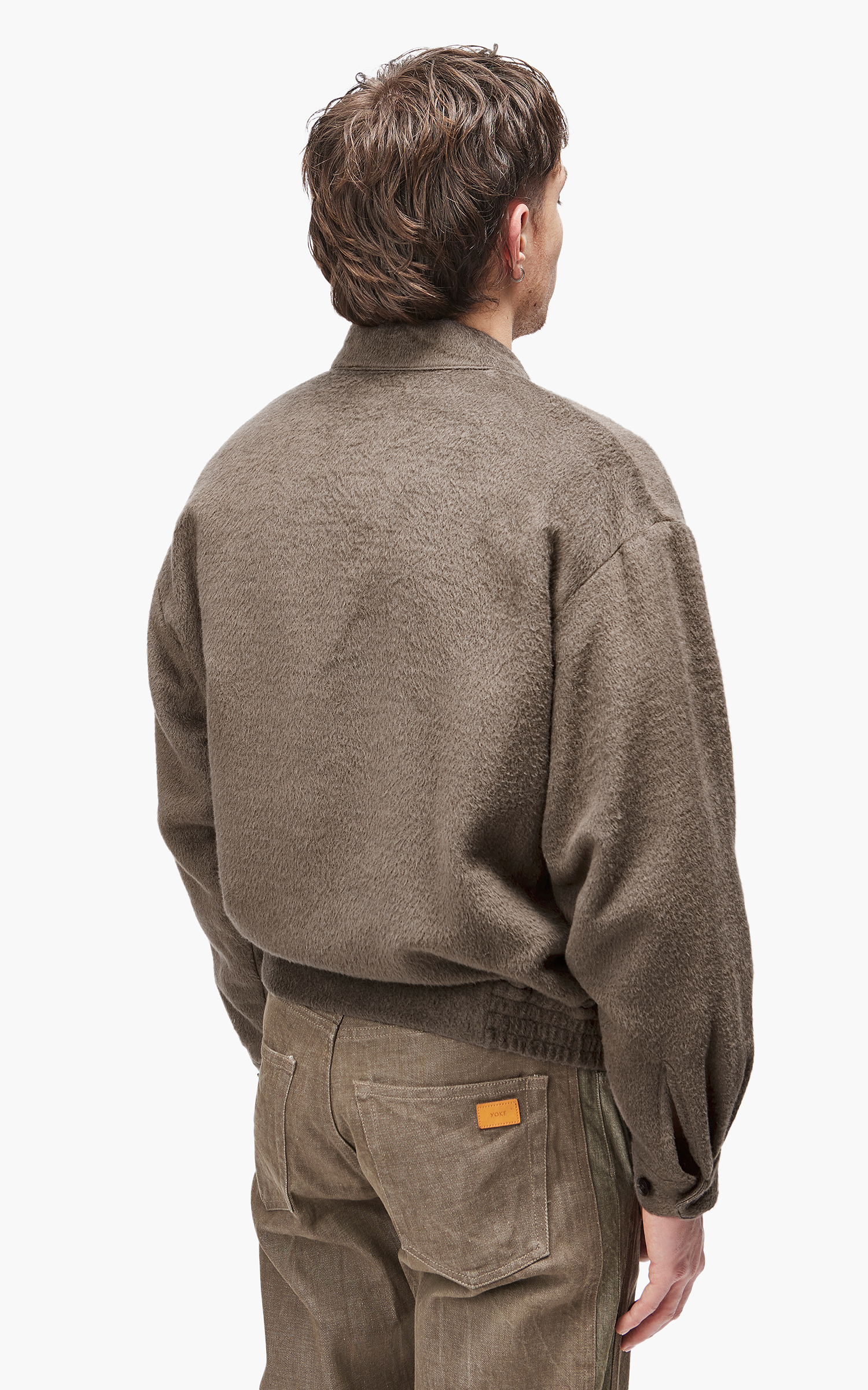 yoke COTTON YAK ZIP BLOUSON | angeloawards.com