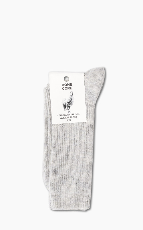 Homecore Alpaca Blend Socks Earth Steel Grey