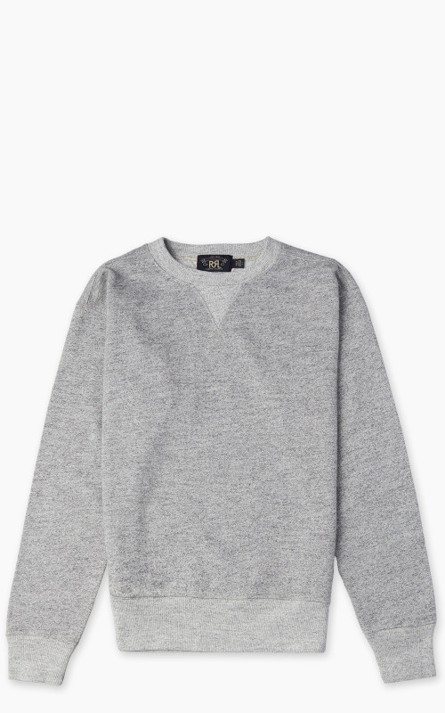 RRL Double V Crewneck Sweatshirt Grey