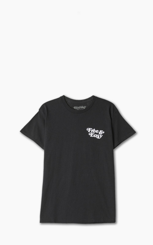 Free & Easy Dont Trip Drop Shadow S/S Tee Black