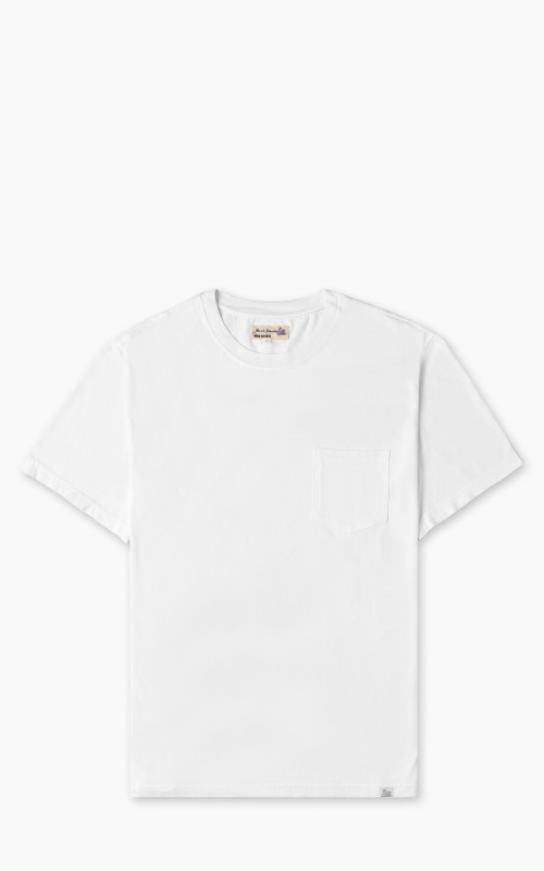 Merz b. Schwanen CTP01 Crew Neck Pocket Tee White