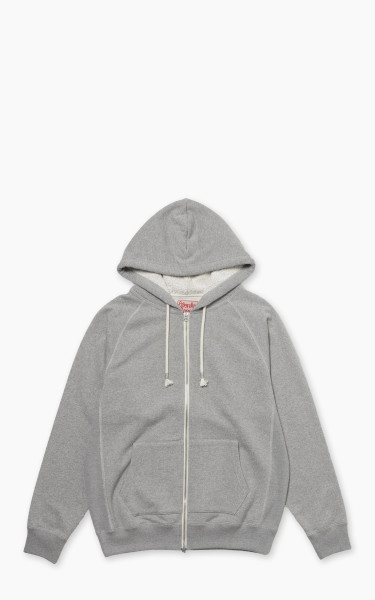 Wonder Looper Zip Hoodie Super Looper French Terry Heather Grey