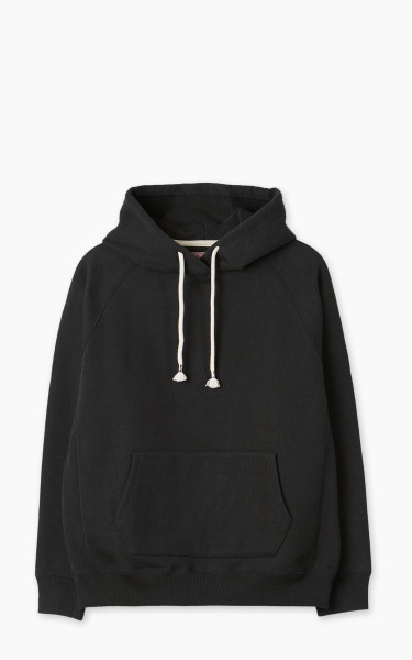 Wonder Looper Pullover Hoodie Double Heavyweight French Terry Sumi Black