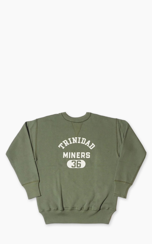 Warehouse & Co. Lot 461 Trinidad Print Sweatshirt Olive Drab