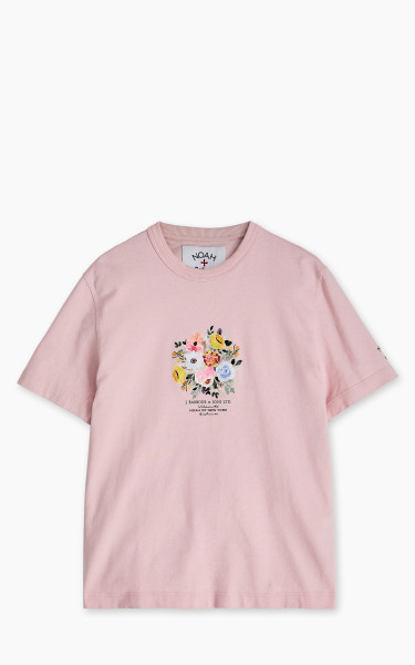 Barbour x NOAH Floral T-Shirt Chalk Pink