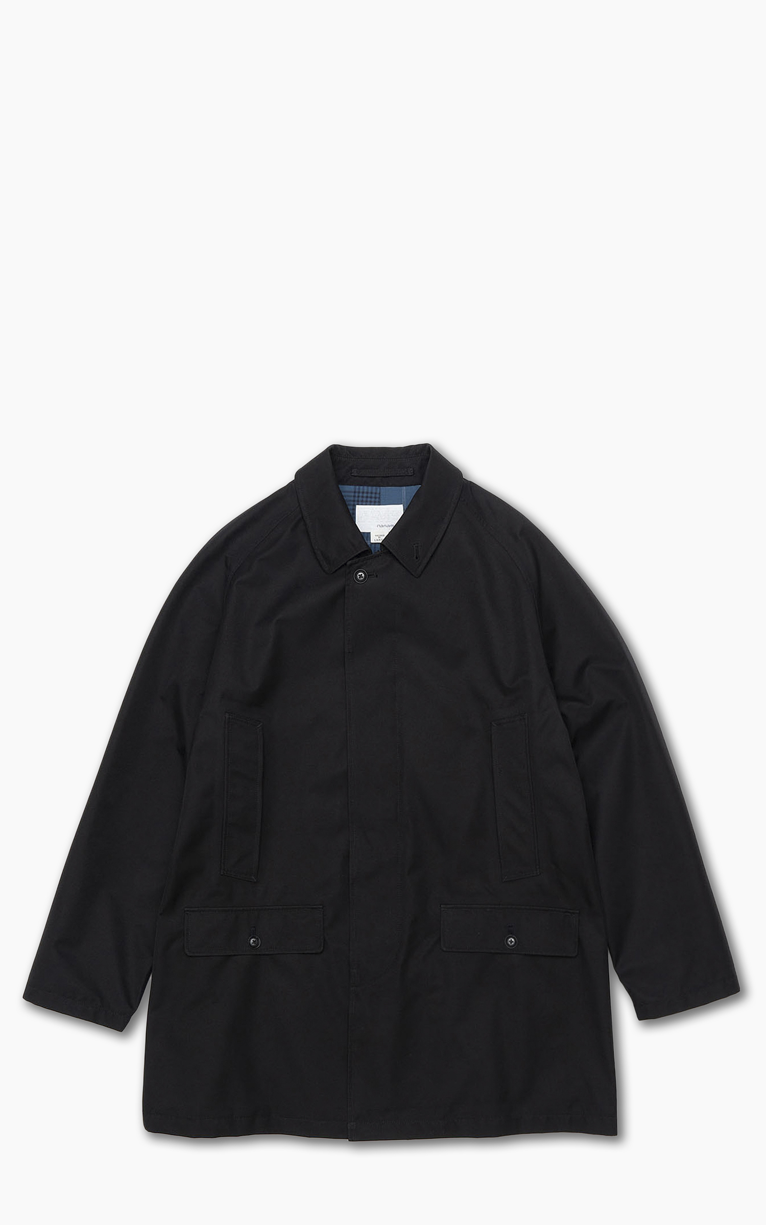 Nanamica 2L GORE-TEX Short Soutien Collar Coat Black | Cultizm