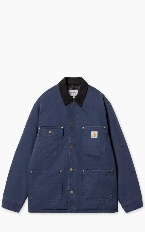 Carhartt WIP OG Chore Coat Aged Canvas Air Force Blue/Black