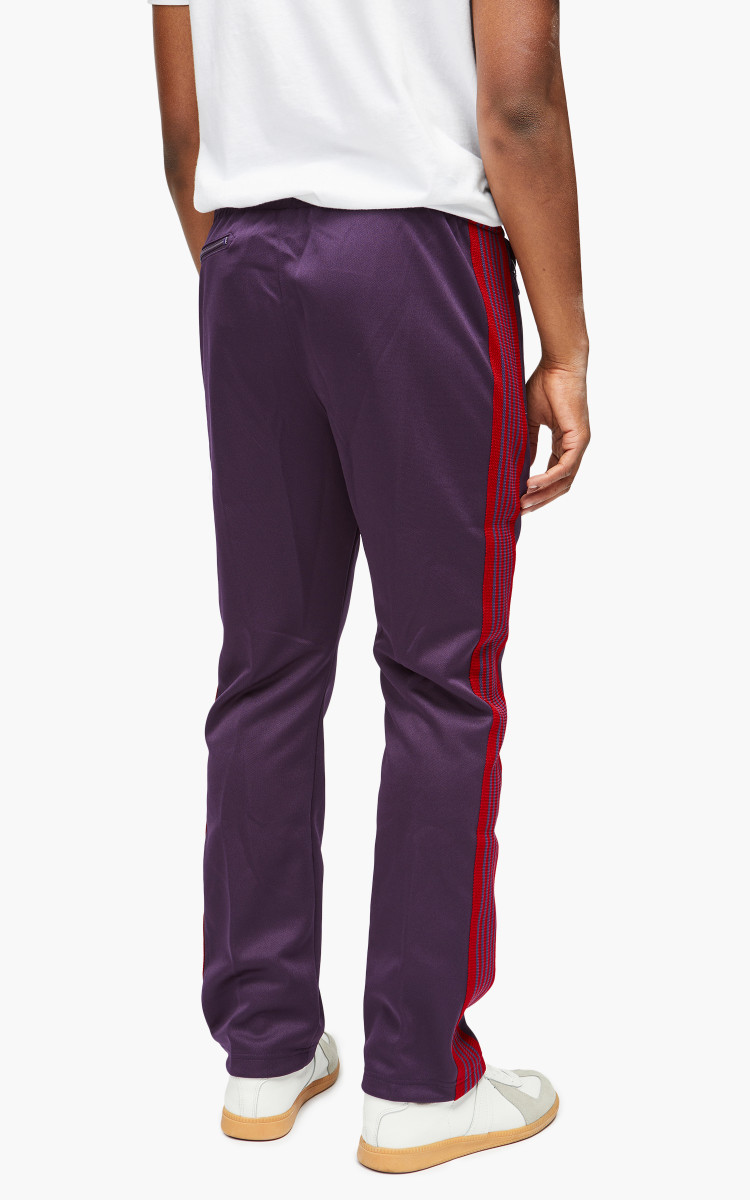 Needles Narrow Track Pant Poly Smooth Dark Purple | Cultizm