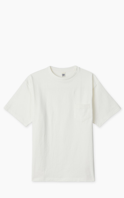 Denime Lot 263 Crew Neck Pocket T-Shirt Off White