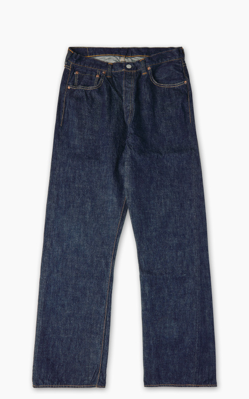 Fullcount 0105W Wide Selvedge Denim One Wash Indigo