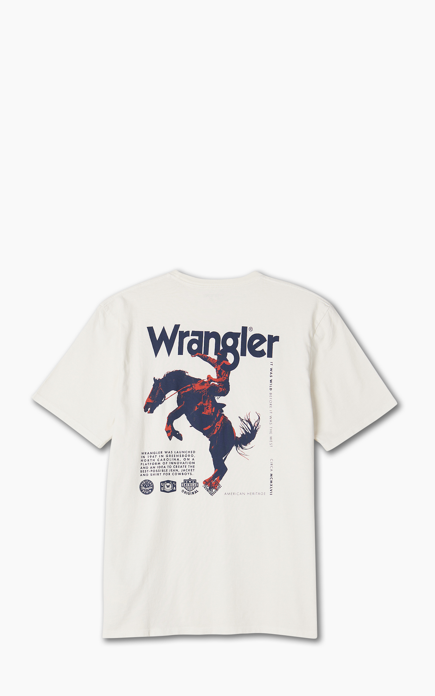 Wrangler Graphic Tee Vintage White | Cultizm