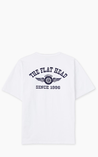 The Flat Head FN-THC-202 Flying Wheel T-Shirt White