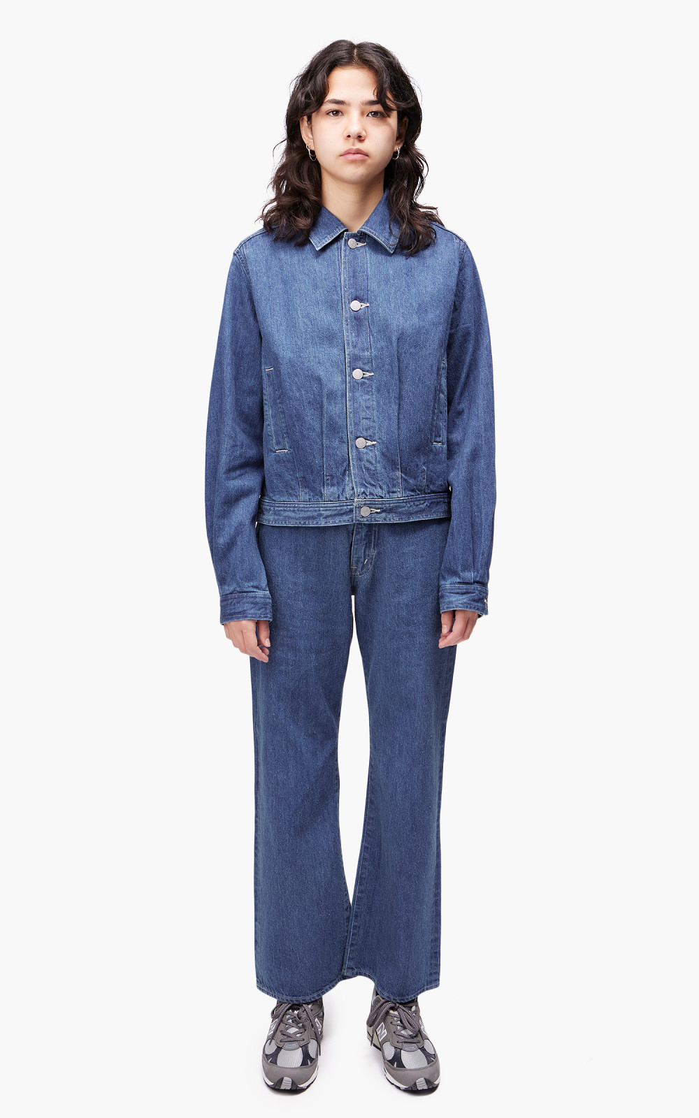 Auralee W Selvedge Light Denim Blouson Light Indigo | Cultizm