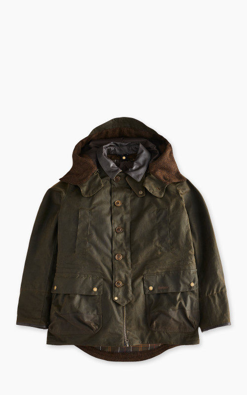 Barbour x To Ki To Shoreman Waxed Jacket Olive