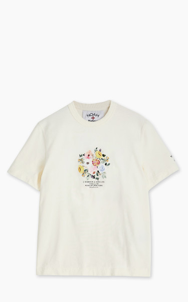 Barbour x NOAH Floral T-Shirt Whisper White