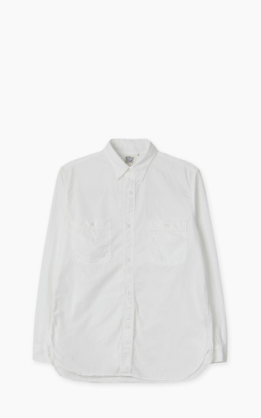 OrSlow Chambray Work Shirt White